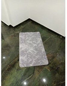 PLÜSS SZŐNYEG VITRIN 60X100 VILÁGOS SZÜRKE-FEHÉR SSB015