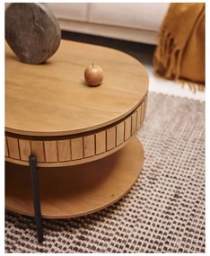 Mangófa dohányzóasztal 130x65 cm Licia - Kave Home