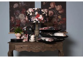 Koptatott szürke fa lámpatest, búra nélkül, 13x50 cm