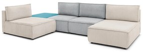 Kordbársony sarokkanapé (variálható) Nihad modular – Bobochic Paris