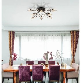 Globo 63007-8 - JANIS mennyezeti lámpa 8xG9/5W/230V, átm. 76 cm