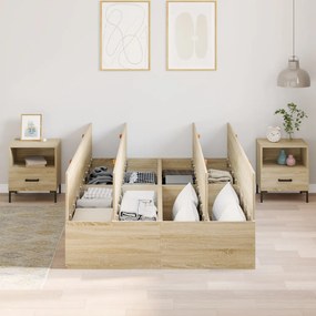 Tárolóágy Keret Sonoma Tölgy 120x200 cm