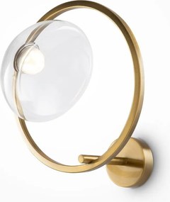 Maytoni modern fali lámpa moon sárgaréz átlátszó mymod327wl-l5bs3k1