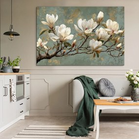 DUBLEZ | Nagy falikép - Magnólia virágok