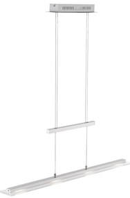 Ezüstszínű fém LED függőlámpa Tenso – Fischer & Honsel