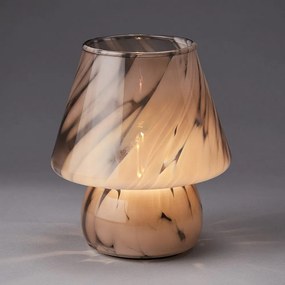 MISS MARBLE LED lámpa, bézs 16,5cm