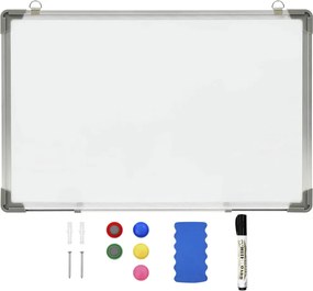 vidaXL szárazon letörölhető fehér acél mágnestábla 50 x 35 cm