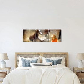 Kép - Üdvözöljük a világban, csikó (órával) (90x30 cm)