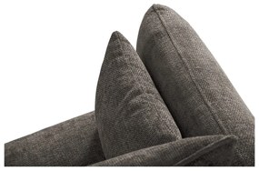 Szürke sarokkanapé (jobb oldali) Matera – Cosmopolitan Design