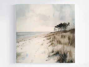 Vászonkép Canvas Tájkép Tenger Balti-tenger Tengerpart Dűnék Nyomai 40x40