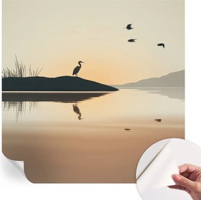 Dekoratív öntapadós fotótapéta irodába Reggeli csend 250x250 cm