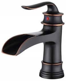 YOKA Venice rusztikus mosdó csaptelep - fekete