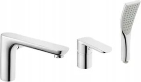 Invena Kádtöltő Csaptelep 3 Lyukú Siros, Króm