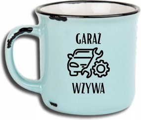 Bögre Kék Retro Vicces Ajándék Apák Napja Garázs Hívó