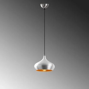 DODO függőlámpa kábellel 1xE27/40W/230V matt króm