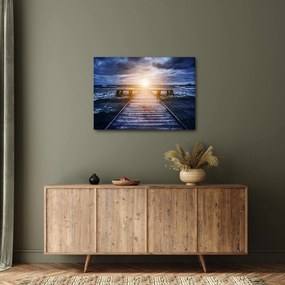 A móló képe nappal (70x50 cm)