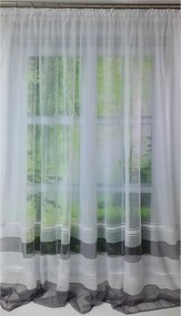 Kész függöny 300x250 szürke mintás alsó