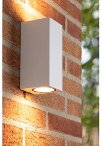 Lucide 69800/02/31 - Kültéri fali lámpa ZARO 2xGU10/35W/230V IP44 fehér