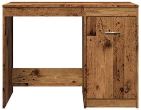 antik fa színű szerelt fa íróasztal 100 x 50 x 76 cm
