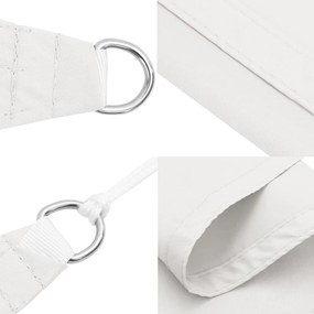 bézs 100% poliészter oxford szövet napvitorla 7x5x5 m