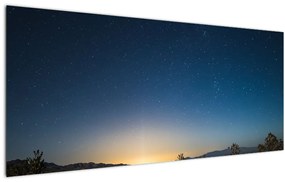 Kép - Éjszaki ég az út felett (120x50 cm)