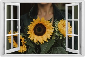 Poszterek 90x60 Napraforgók Virágok