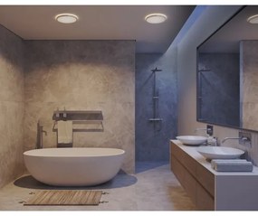 Nordlux - LED dimmelhető fürdőszobai mennyezeti lámpa OJA 14,5W/230V 3000/4000K IP54 átm. 30 cm