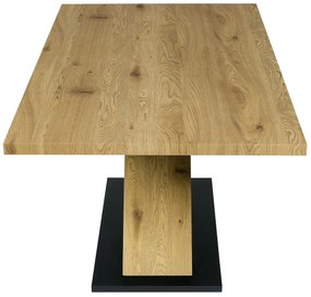 Étkezőasztal X 160 x 90 cm, tölgyfa
