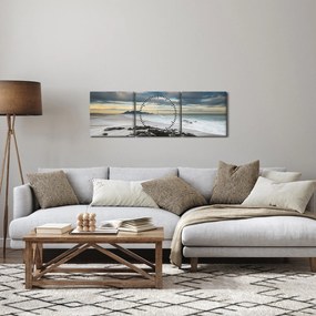 Kép - Robben Island (órával) (90x30 cm)