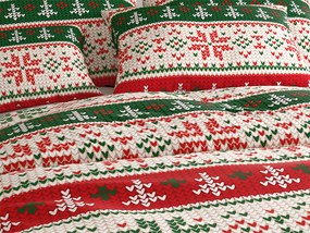 Mikroszálas ágyneműhuzat FROSTED CHRISTMAS színes Ágyneműhuzat mérete: 70 x 90 cm | 140 x 220 cm