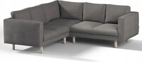 Dekoria Norsborg 4 személyes sarokkanapé huzat Ikea szürke
