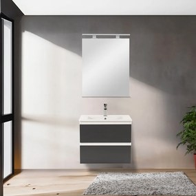 Vario Forte 60 komplett fürdőszoba bútor fehér-antracit