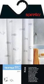 Zuhanyfüggöny 180x200 cm Kos – Spirella