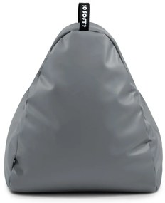 Sötétkék bőrutánzat babzsákfotel Chill XXL – So Soft?