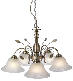 Globo 69007-5H - Csillár láncon POSADAS 5xE27/60W/230V