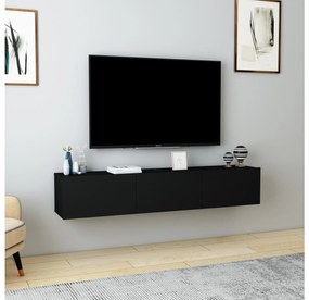 TV asztal/szekrény Dereba (fekete). Akció -20%. 1107845