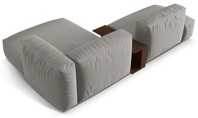 Világosszürke moduláris sarokkanapé (jobb oldali) Martina – Micadoni Home