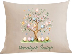 Húsvéti párna párnahuzat Dekoratív Húsvéti fa Boldog Karácsonyt