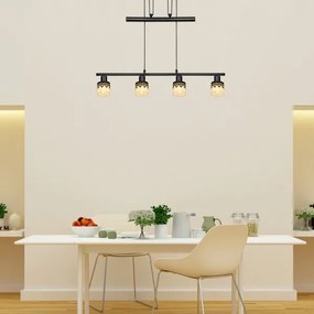 Rabalux 5345 - Csillár zsinóron LACEY 4xE14/40W/230V