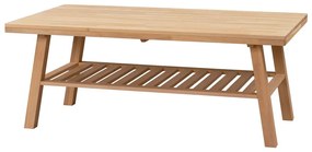 Brooklyn dohányzóasztal csiszolt tölgyfából, 130 x 75 cm - Rowico