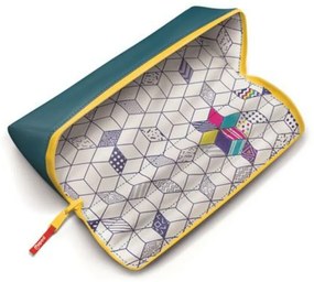 Tolltartó, háromszög alakú, kifordítható, cipzáras, MAPED Open XXL Basic, zöld (IMA931902)