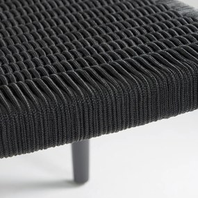 Glynis fekete eukaliptuszfa kerti szék - Kave Home