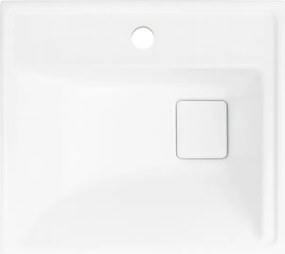 Piramida EURIDIKA 50L fali / álló fürdőszobabútor - műmárvány mosdóval - 50 x 75 x 38 cm