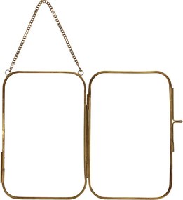 Aranyszínű fém fali képkeret 14x20 cm – Rex London