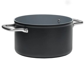 Indukciós tűzhelyhez alkalmas edény fedővel-kerámia felülettel 5,5 l Meda 3.0 – FABINI