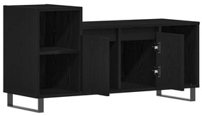 TV Szekrény Fekete Tölgy 100x35x55 cm Műanyag