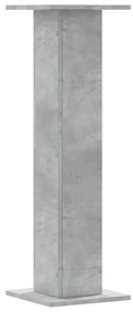 2 db betonszürke szerelt fa növénytartó állvány 30 x 30 x 95 cm