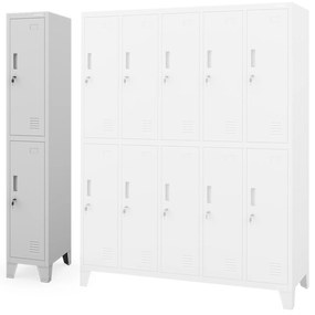 BHP munkaruhaszekrény szürke: BARTEK 1 Plus