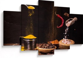 Kép - Fűszerek mozgásban (150x105 cm)