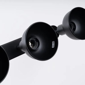 Sollux SL.1318 - Spotlámpa ELBA 3xE27/15W/230V fekete